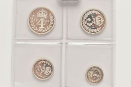 A SET OF ELIZABETH II 1993 MAUNDY MONEY 4d-1d