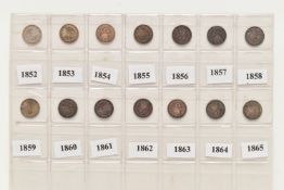 A THREE PENCE COIN GROUP TO INCLUDE 14 X VICTORIA 3d COINS, VF or better, Victoria 1856 has double