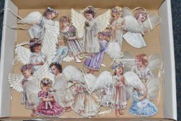 A BOX OF BRADFORD EDITIONS 'HEAVEN'S LITTLE ANGELS ORNAMENTS', by Dona Gelsinger, sixteen ornaments,
