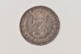 QUEEN ANNE THREE PENCE 3d COIN 1703 (no 7) VF