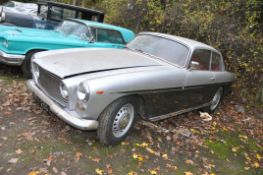A 1966 BRISTOL 409 TWO DOOR SPORTS SALOON CAR in two tone silver and grey with a 5211cc Chrysler