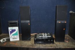 A SELECTION OF AUDIO EQUIPMENT including a Kenwood KA3020 Integrated amplifier, a Roberts DAB