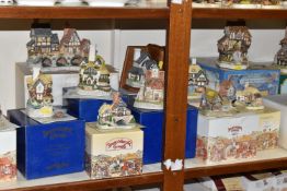 A LARGE GROUP OF MOSTLY SPECIAL EDITION DAVID WINTER COTTAGES comprising a Collectors Guild