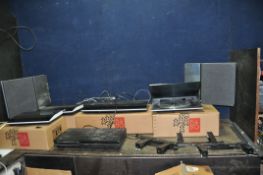 A BANG AND OLUFSEN 4500 HI FI SYSTEM comprising of a Beogram with a MMC2 cartridge (linear