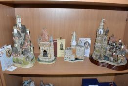 A GROUP OF DAVID WINTER 'GRAND TOUR' AND A LIMITED EDITION SCULPTURE comprising a 'Burg Eltz'