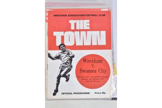 A COLLECTION OF WREXHAM FOOTBALL CLUB PROGRAMMES, programmes range from 1958 to 1992, featuring - Image 8 of 12