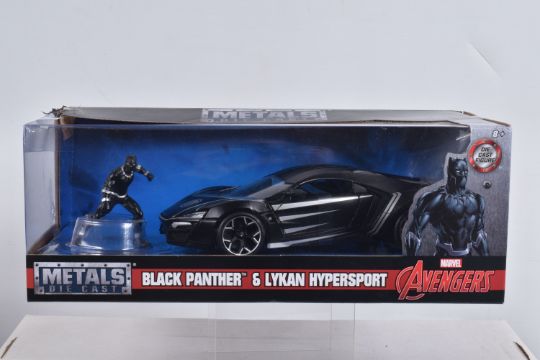 SIX BOXED MARVEL COMICS DIECAST VEHICLES WITH FIGURES, to include three Avengers vehicles, a Jada - Image 4 of 13