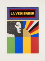 Sir Peter Blake CBE RDI RA, British b.1932-  La Vern Baker, 2008; screenprint in colours, signe...