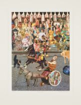 Sir Peter Blake CBE RDI RA, British b.1932-  Parade, 2007; screenprint in colours, signed in pe...