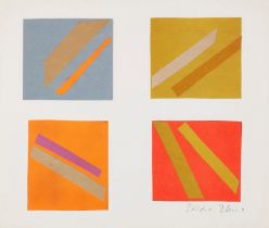 Sandra Blow RA, British 1925-2006, Four Lithographs, 1973; lithographs in colour on wove, signe...