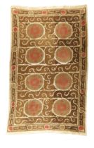 To Be Sold With No Reserve An embroidered wedding Susani, Samarkand, Uzbekistan, 20th century, i...