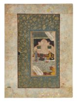 To Be Sold With No Reserve Bahram Gur meets the princess of India in the Black Pavilion, Shiraz,...