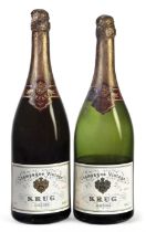 Royal Interest: Krug Vintage Brut, Champagne, a single 1953 magnum bottle no. 137, and a single 1...