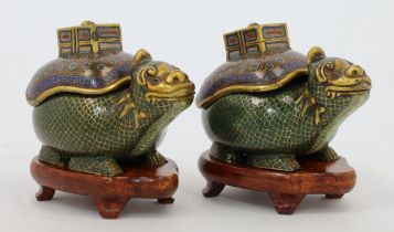 AMENDMENT: Please note, these censers are Japanese and not Chinese as previously catalogued.  Tw...