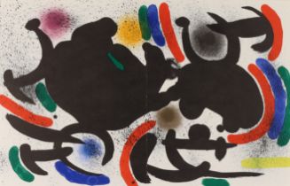 Joan Miro, Spanish, 1893-1983, Plate VII from Joan Miro lithographie I, [M. 858],  lithograph i...