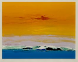 Donald Hamilton Fraser RA, British 1929-2009, Sea and Clouds; screenprint in colours on wove,  ...