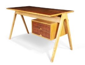 Robin Day (1915-2010) for Hille of London  'Hillestak' desk, circa 1952  Cherry wood, beech  71c...