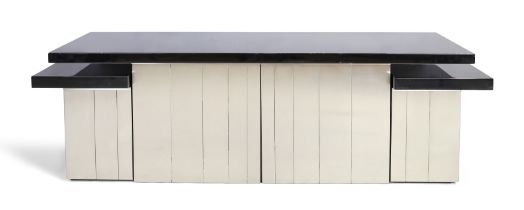 Luciano Frigerio (1928-1999) for Frigerio di Desio  'Vulcan' series sideboard and two side cabin...