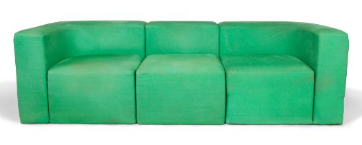 Guido Faleschini for Mariani  'Teorama' three section modular sofa, circa 1974  Moulded foam, f...