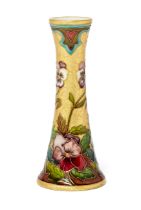 Paul Milet (1870-1950) for Sevres  Pansy vase, circa 1905  Gilt and enamelled earthenware  Marks...