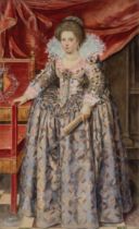 Frances Cromwell Neville,  British c.1866-1959-  Elizabeth of France, later Queen of Spain, afte...