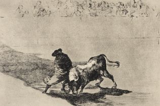 After Francisco de Goya y Lucientes,  Spanish 1746-1828-  La Tauromaquia;  twenty-two photograv...