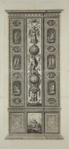 Giovanni Volpato,  Italian 1733-1803-  Pilaster decoration from Raphael's Loggias in the Vatican...