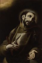 After Giovanni Battista Crespi, called Il Cerano,  Italian 1573-1632-  Saint Francis in Ecstasy;...