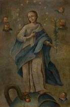 Manner of Alonso Cano,  possibly South American School, 18th/19th century-  The Immaculate Conce...