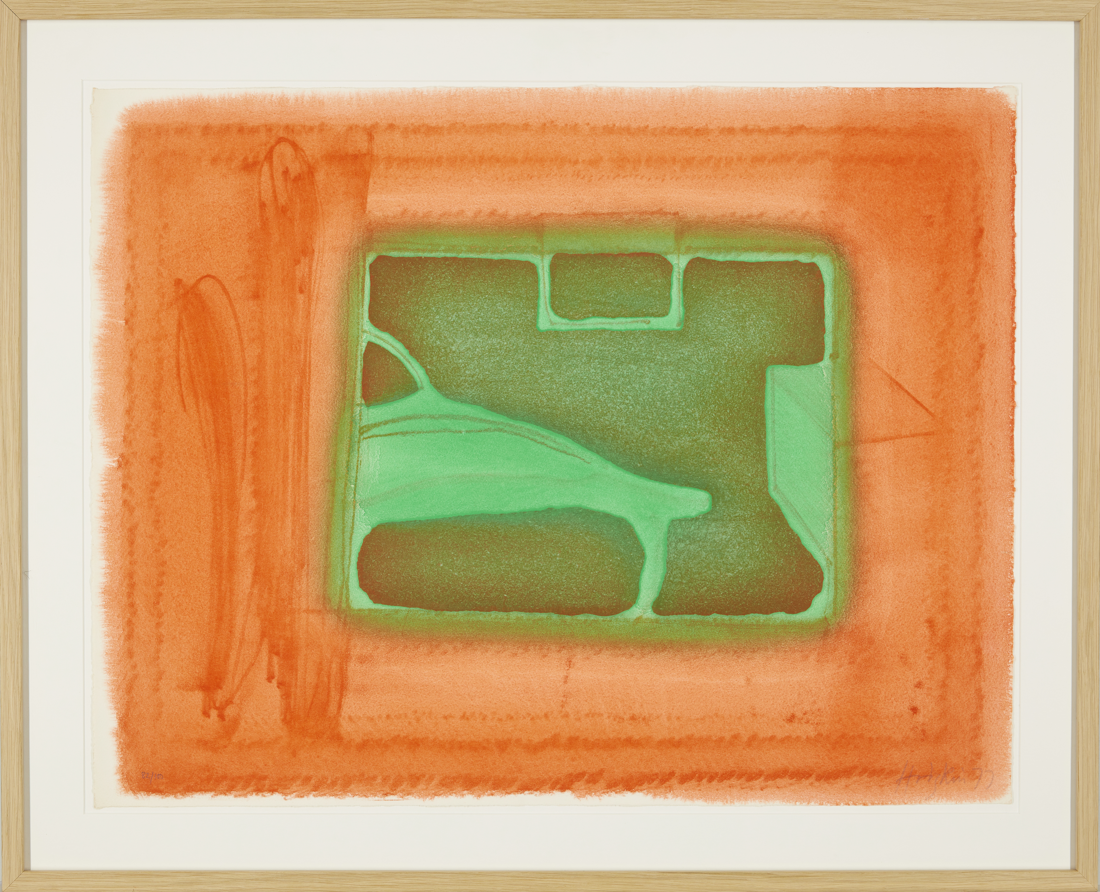Sir Howard Hodgkin CH CBE, British 1932-2017, A Furnished Room, 1977;  etching with aquatint in... - Image 2 of 2
