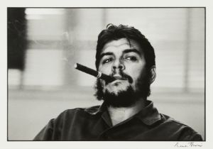 René Burri, Swiss 1933-2014,  Ernesto 'Che' Guevara, Havana 1963;  gelatin silver print on wove...