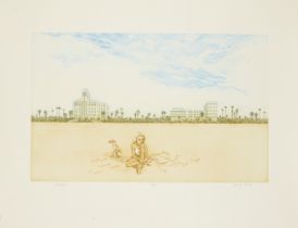 Frank Vernon Martin, British 1921-2005, Biscayne;  etching with aquatint on wove, signed, title...