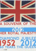 Sir Peter Blake CBE RDI RA, British b.1932-  Diamond Jubilee, 2012; Found Art, 'The Beatles', Li...