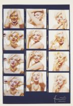 Bert Stern, American 1929-2013, Marilyn Monroe with Beads; 12 photographic prints printed on on...