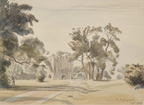 Randolph Schwabe RWS LG NEAC,  British 1885-1948 -  St Radegund's, 1947;  watercolour on paper,...