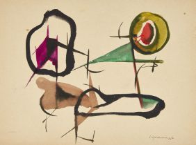 Giorgio Cipriani,  Italian active c.1946-48 -  Untitled, 1946;   ink on paper, signed and dated...