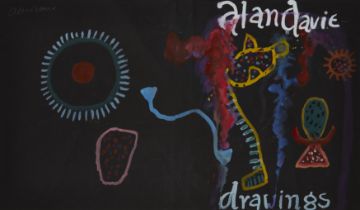 Alan Davie CBE RA HRSW,  Scottish 1920-2014 -  Study for 'Alan Davie: Drawings';  gouache on pa...