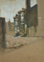 Harold Riley,  British 1934-2023 -  Calderwood St., later Croft St., 1960; pastel and gouache o...