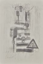 Graham Carter,  British b.1975 -  Lady Niagara;  pencil on paper, signed lower left 'Graham Car...