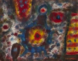 Alan Davie,  Scottish 1920-2014 -  Night Blossoming, 2013;  mixed media on paper, signed and da...