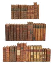 French Letters and Correspondence: A collection of leather bound books, 18th - 19th centuries, to...