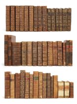 French Literature: A collection of leather bound books, 17th - 19th centuries, to include:   Oeu...