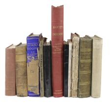 Literature: a collection of cloth and leather bound books, 19th - 20th centuries, to include:  D...