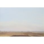 Anthony Day,  British 1922-2023 -  October Fen Fields II;  oil on board, 47 x 67.5 cm (ARR) Pr...