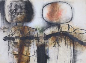 Douglas Portway,  South African 1922-1993 -  Gouache, 1964;  pastel on paper, signed and dated ...