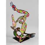 Edward Dutkiewicz,  British 1961-2007 -  Untitled;  painted steel, H73 x W54 x D39 cm (ARR) Pr...