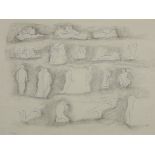 Austin Andrew Wright,  British 1911-1997 -  Summer;  charcoal and ink on paper, signed with ini...