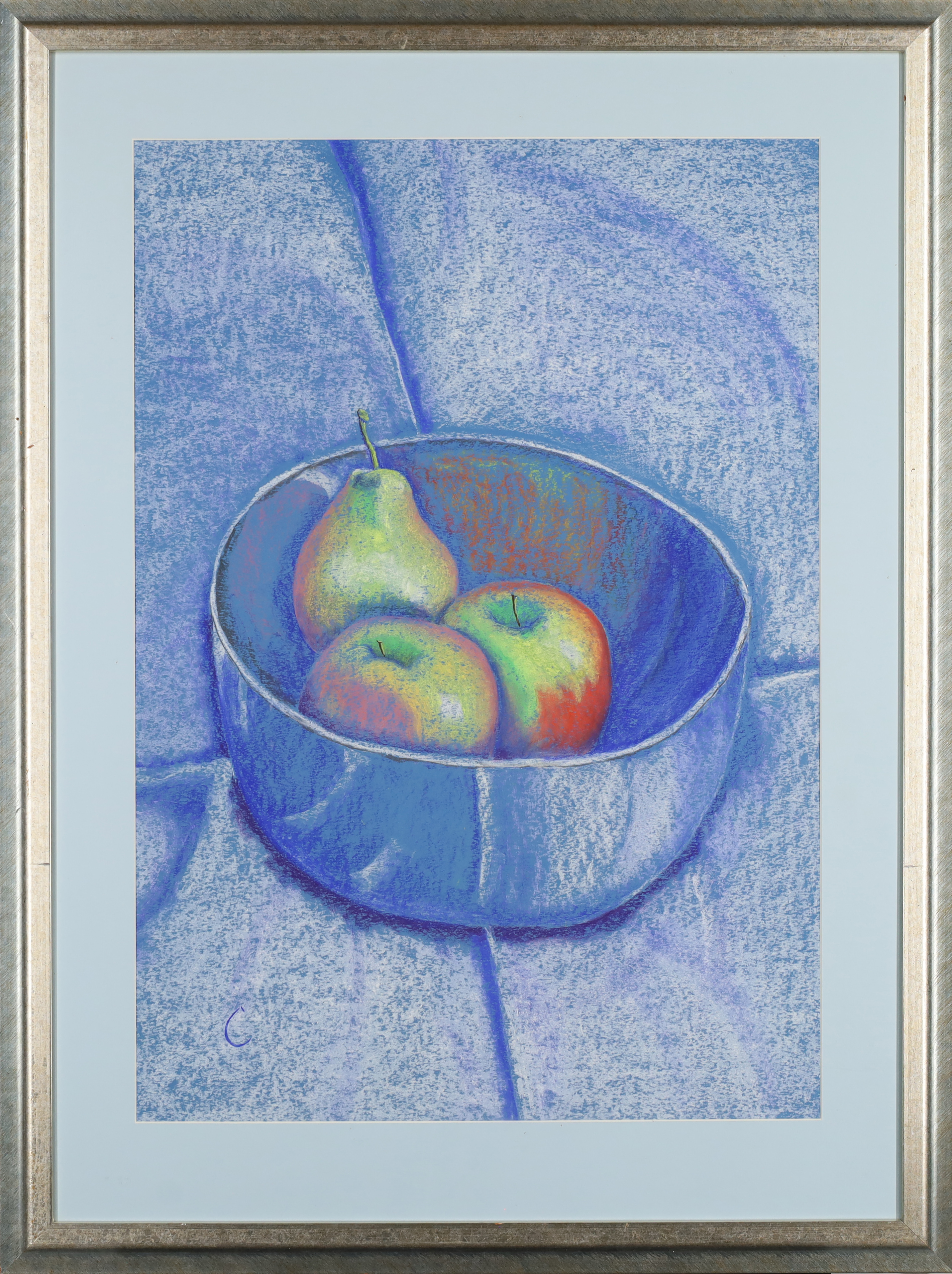 Charles Jamieson,  British 20th/21st century -  Autumn Fruit;  pastel on paper, signed with ini... - Image 2 of 3