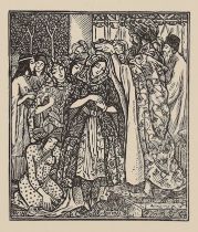 Lucien Pissarro,  French 1863-1944 -  The Crown of Esther, from The Venture;  bookplate, after ...