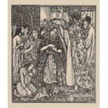 Lucien Pissarro,  French 1863-1944 -  The Crown of Esther, from The Venture;  bookplate, after ...